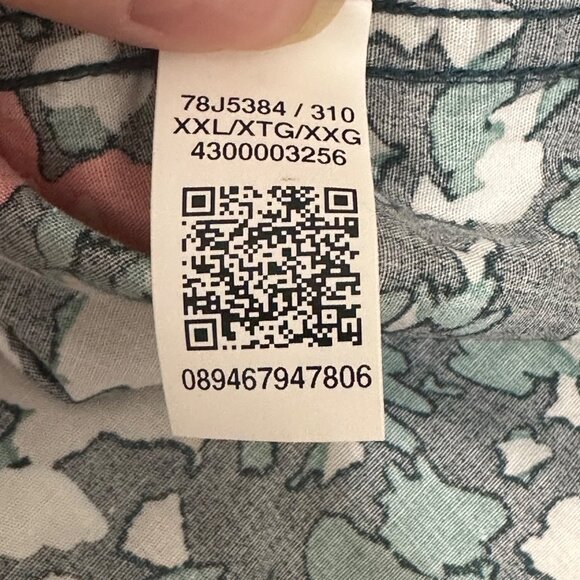 Tommy Hilfiger Mens Custom Fit Floral Button-Up Shirt XXL Hawaiian Tropical - Picture 6 of 8